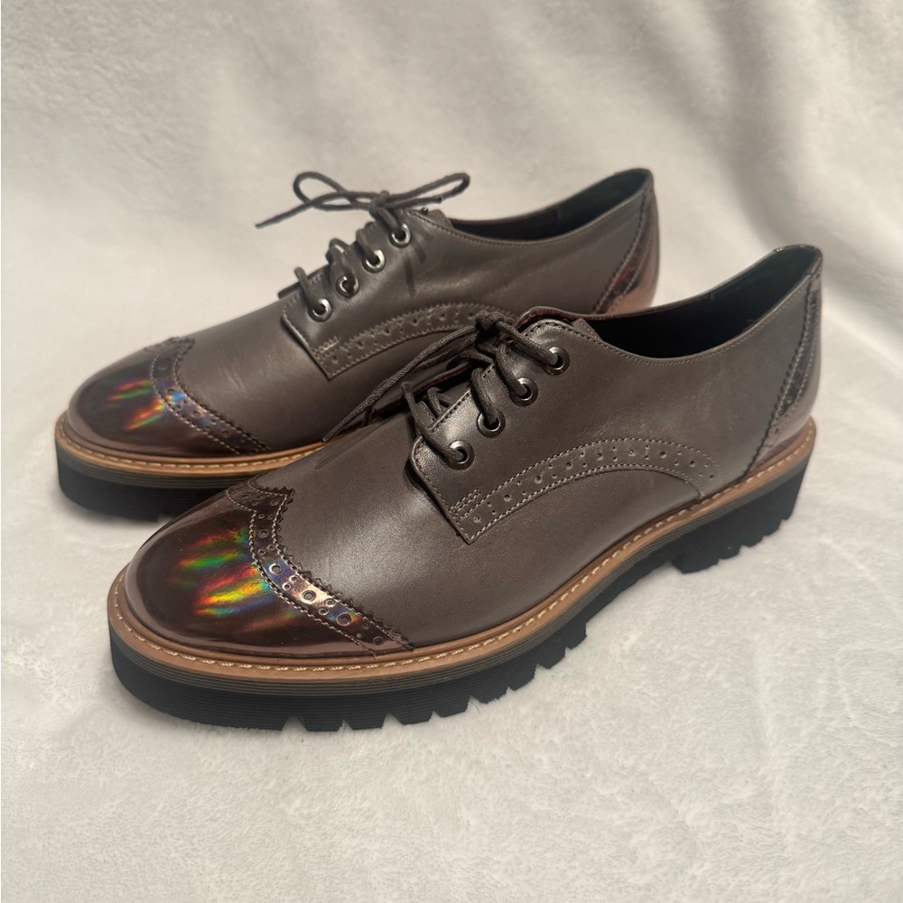 Brand new, european designer “RYŁKO” leather shoes size 38,5